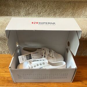 Superga Classic White Sneakers